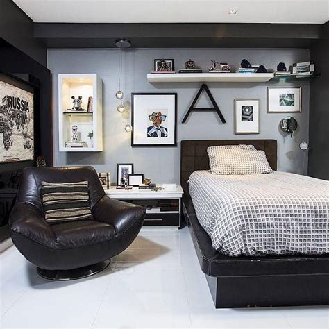 decorar cuarto hombre|Quarto Masculino: +80 Projetos de Decoração para se Inspirar